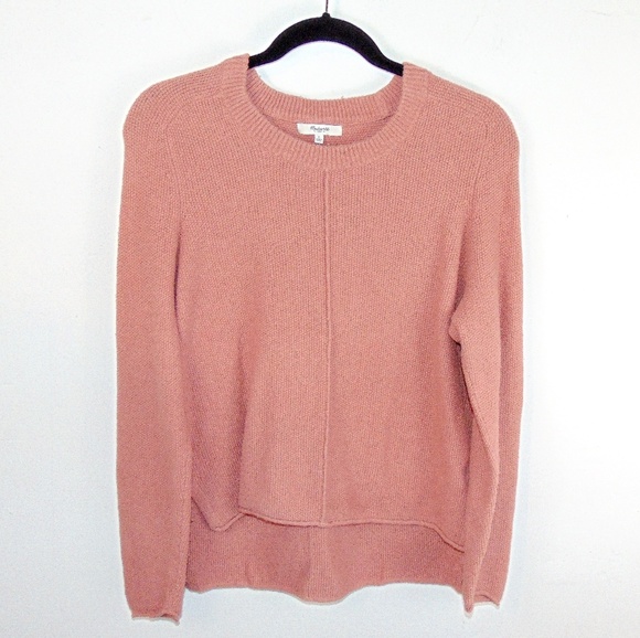 Madewell Sweaters - Madewell Dusty Pink Just Right Pullover Sweater